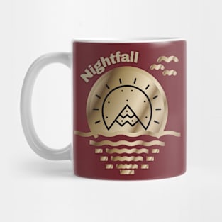 Golden sunset nightfall Mug